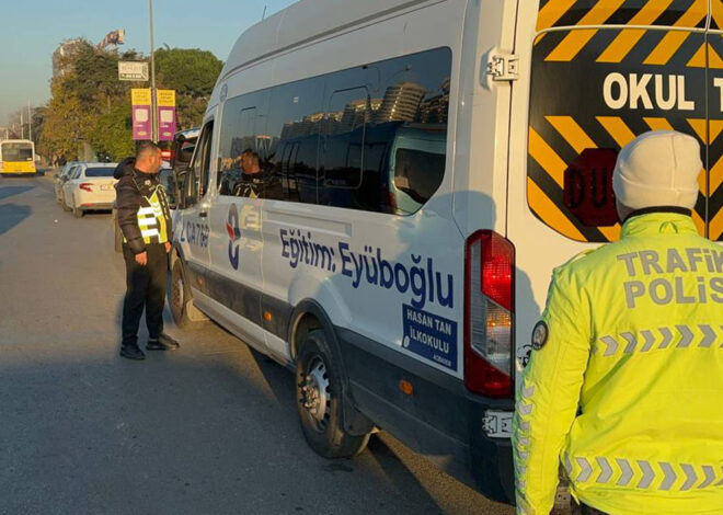 İstanbul’da öğrenci servislerine denetim